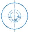 Paliers de sécurité circulaire a cannelures